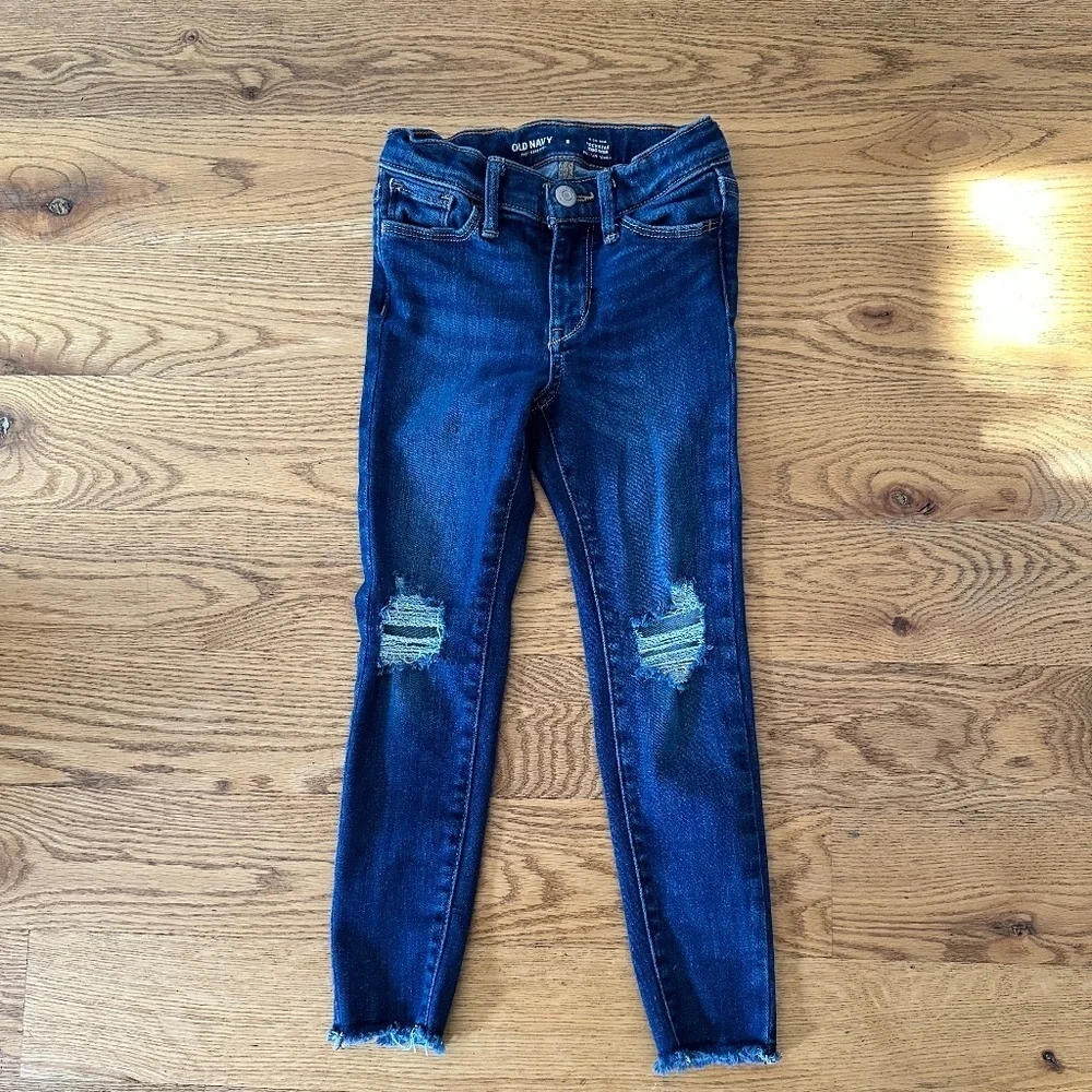 Old Navy  High-Waisted Rockstar 360° Stretch Jeggings for Girls (Size 6)